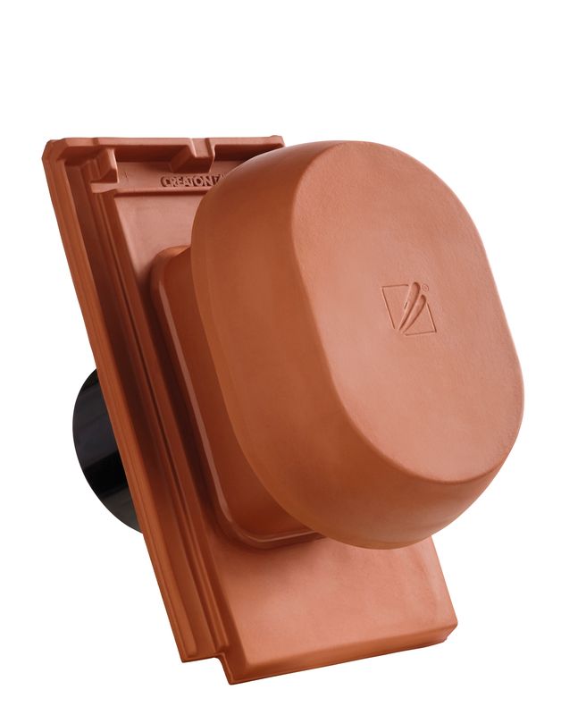 DOMINO SIGNUM kerámia csatornaszellőző szellőző DN 150/160 mm, fólia csatlakoztató gyűrűvel