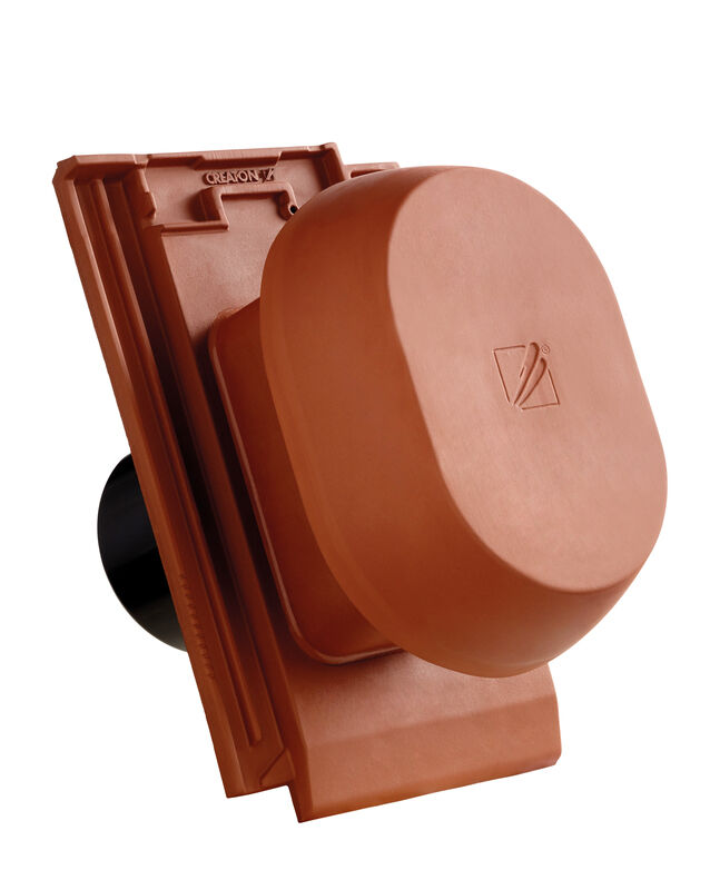 MIKADO SIGNUM kerámia csatornaszellőző szellőző DN 150/160 mm, fólia csatlakoztató gyűrűvel