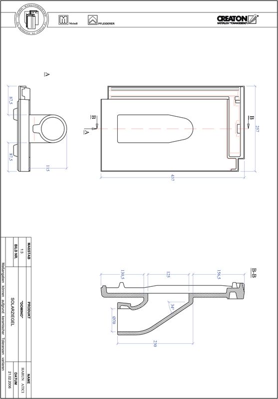 Termék CAD file DOMINO Szolár SOLAR