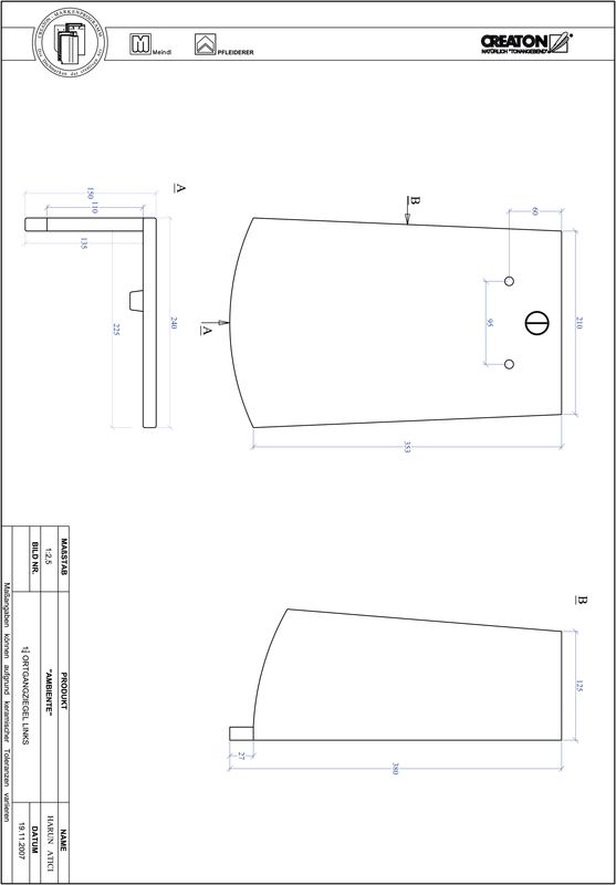Termék CAD file AMBIENTE szegmensvágású SEG-OGL-1-1-4