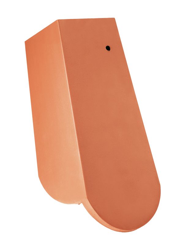 KLASSIK hódfarkú szegélycserép 3/4, jobb, magas oldallappal, kb. 11 cm