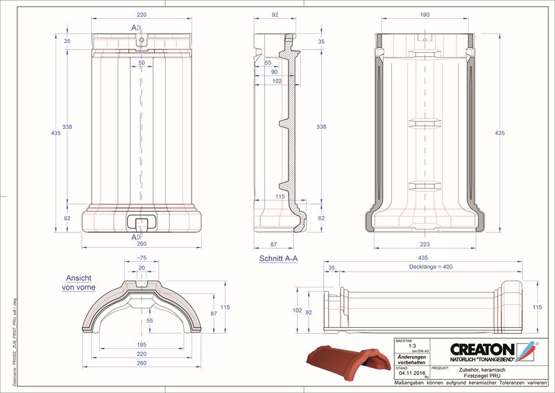 Termék CAD file RIDGE kiegészítők választéka FIRST-PRU