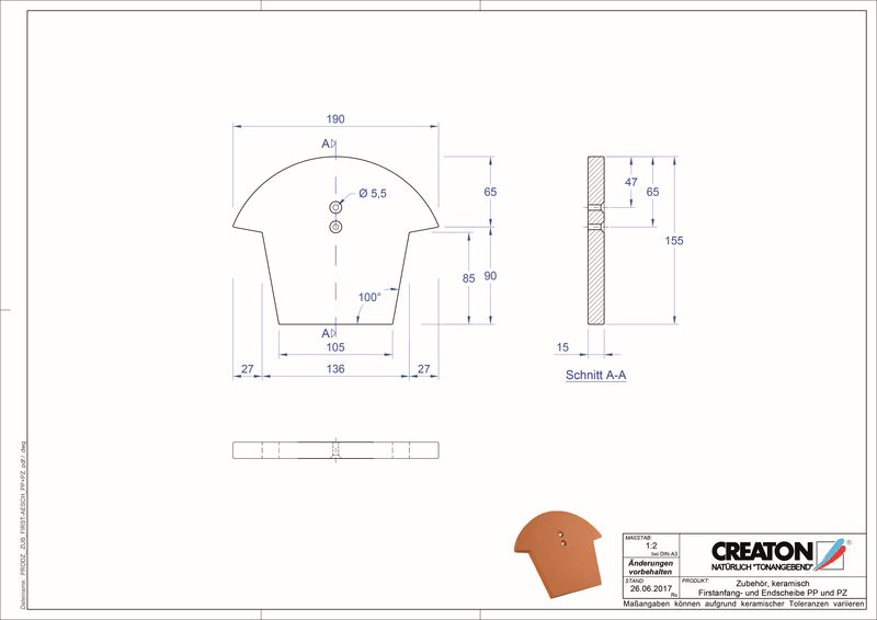 Termék CAD file RIDGE kiegészítők választéka FIRSTAESCH-PP-PZ