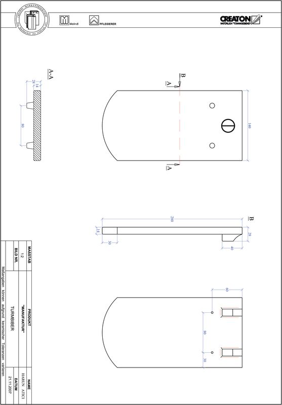 Termék CAD file MANUFAKTUR szegmensvágású TURMBIBER