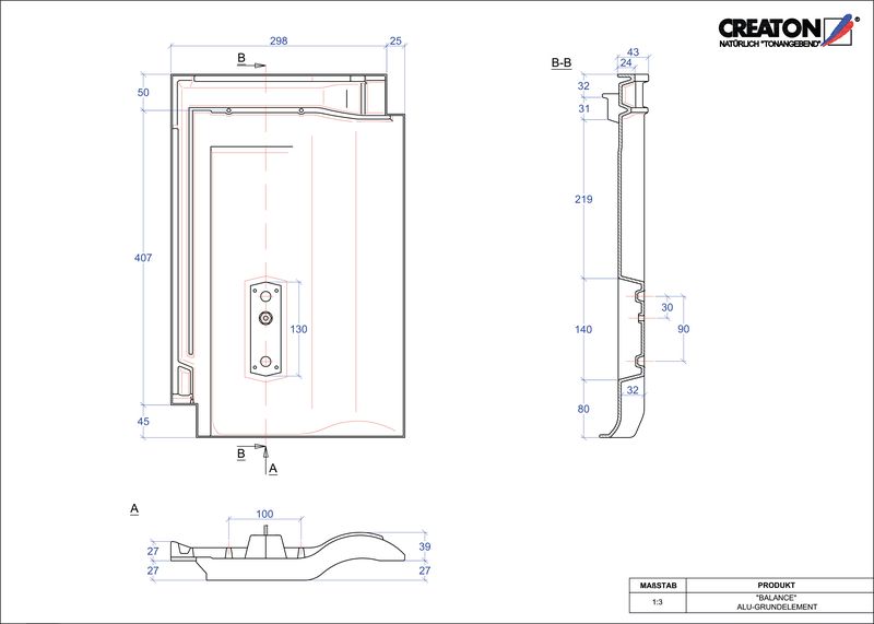Termék CAD file BALANCE alumínium alap GRUNDALU