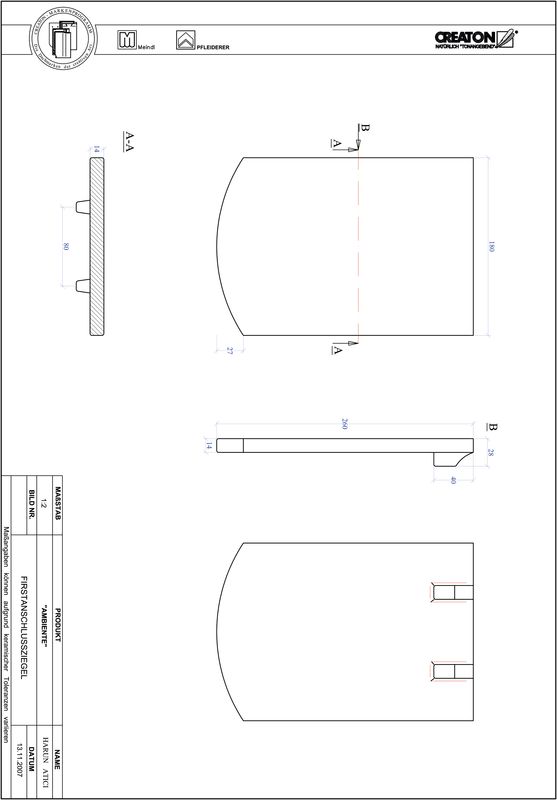 Termék CAD file AMBIENTE szegmensvágású SEG-FAZ