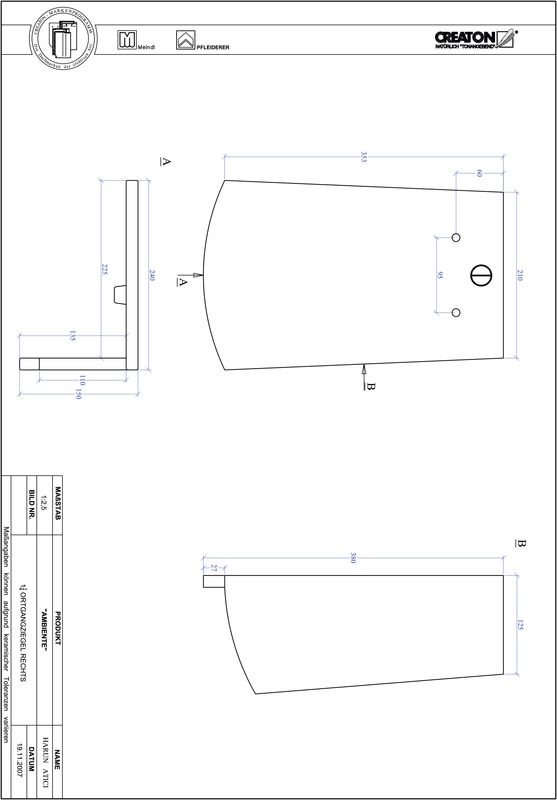 Termék CAD file AMBIENTE szegmensvágású SEG-OGR-1-1-4