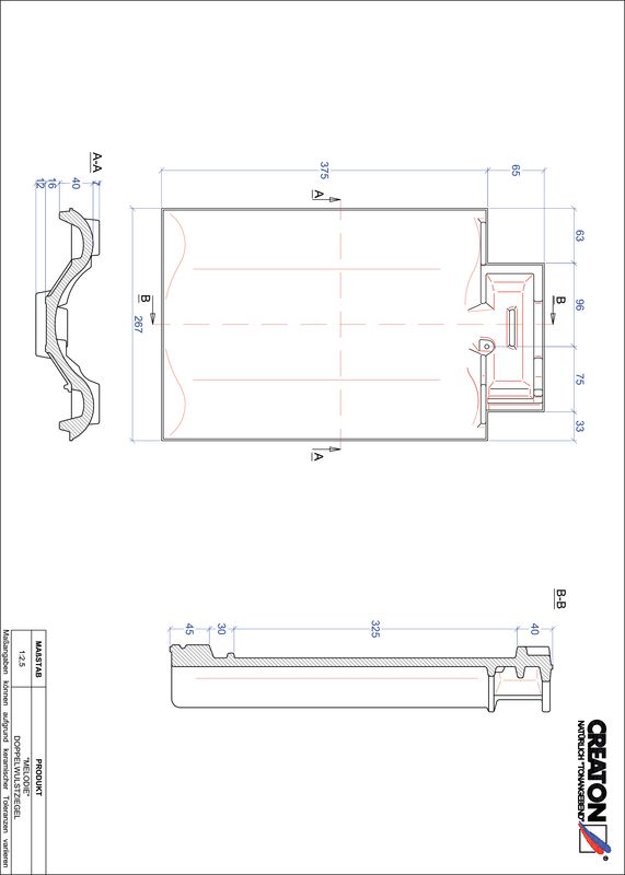 Termék CAD file MELODIE kettőshullámú cserép DWZ