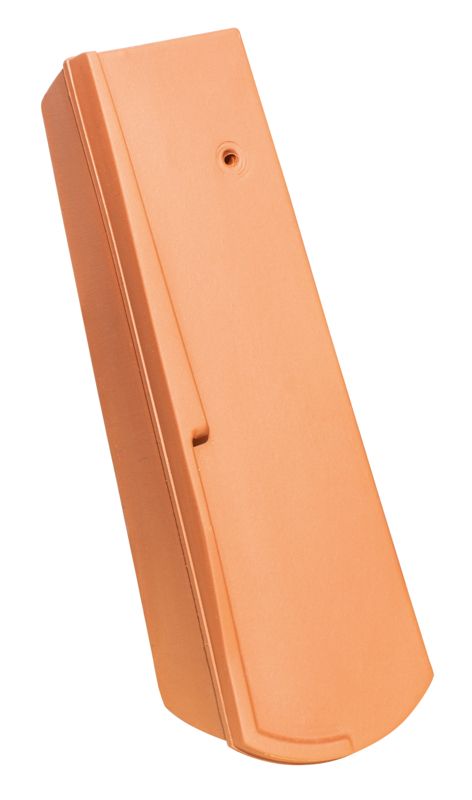 AMBIENTE szegmensvágású (hódfarkú) eltolható szegélycserép alacsony oldallappal, kb. 5 cm, jobb