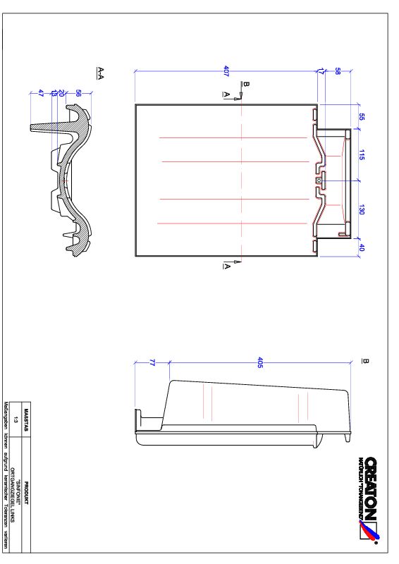 Termék CAD file SINFONIE szegély bal OGL
