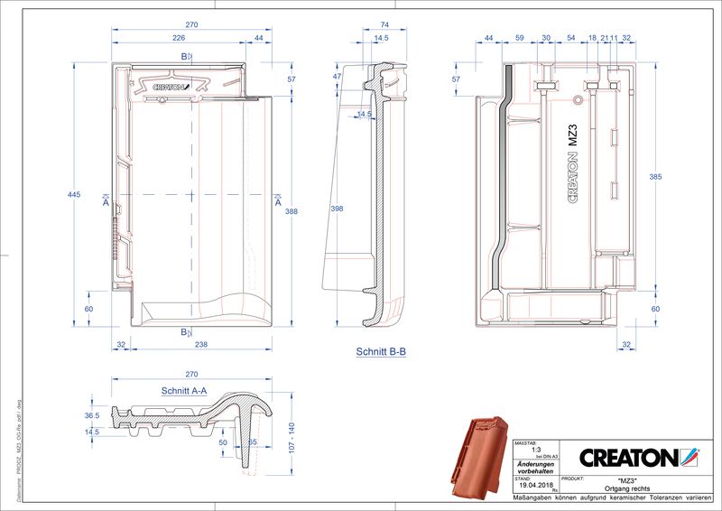 Termék CAD file MZ3 NEU szegély jobb OGR