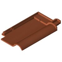Product BIM model LOD 100 FUTURA natural red Clay tile