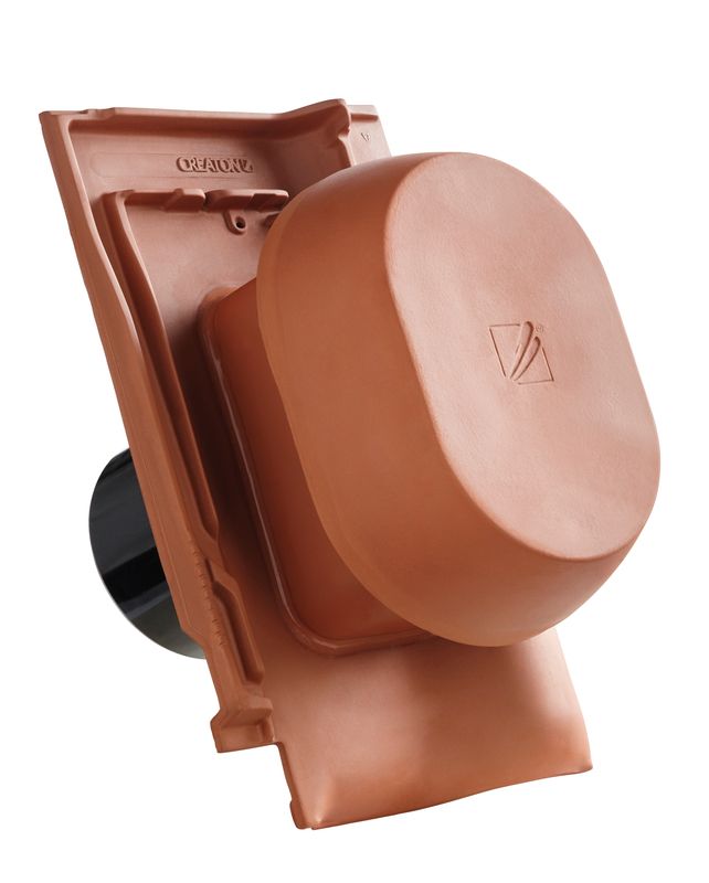 FUTURA SIGNUM kerámia csatornaszellőző szellőző DN 150/160 mm, fólia csatlakoztató gyűrűvel