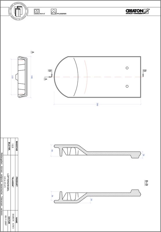 Termék CAD file KAPSTADT kerekvágású RUND-LUEFTZ