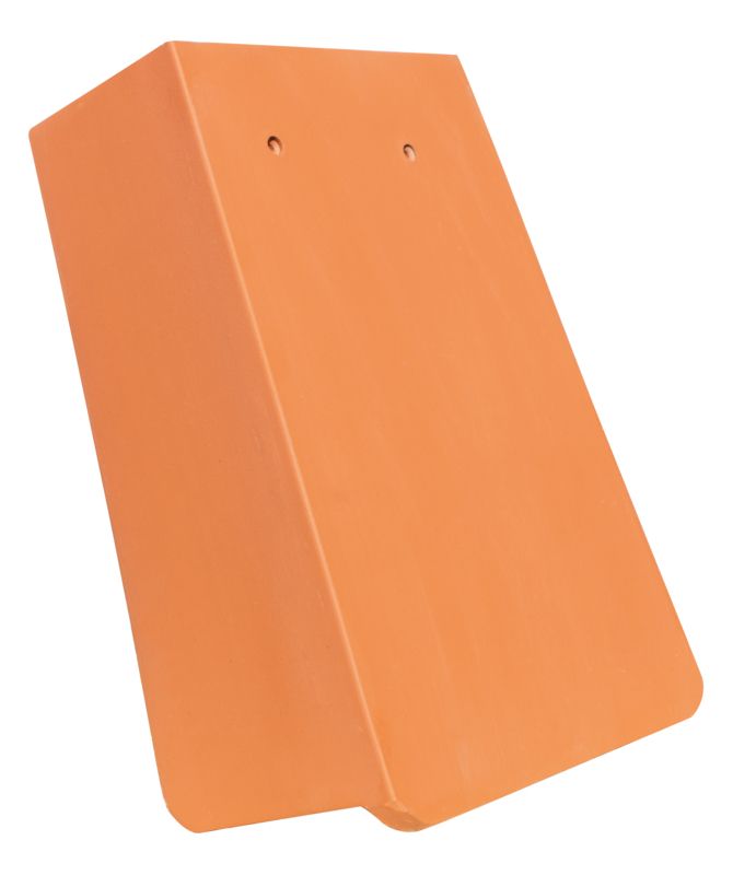 AMBIENTE egyenesvágású (hódfarkú) szegélycserép 5/4, jobb, magas oldallappal, kb. 11 cm