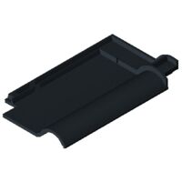 Product BIM model LOD 200 FUTURA black matt engobed Clay tile