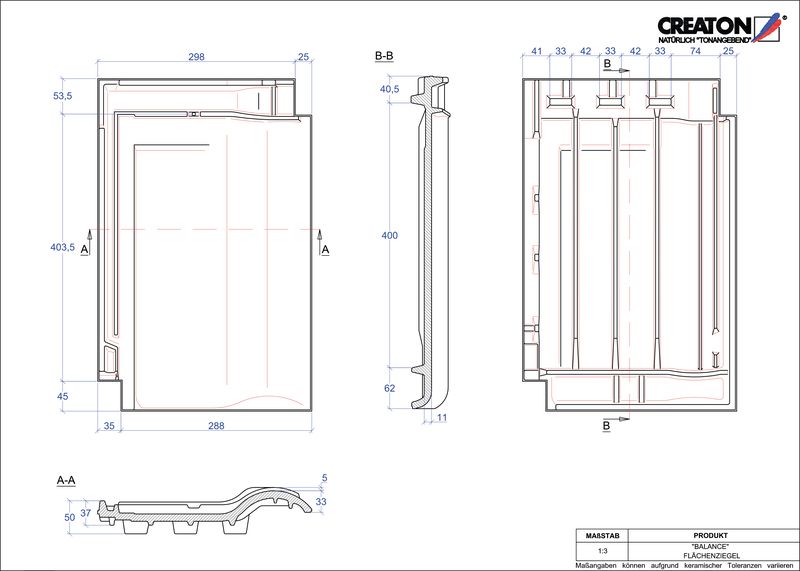 Termék CAD file BALANCE alapcserép FLA