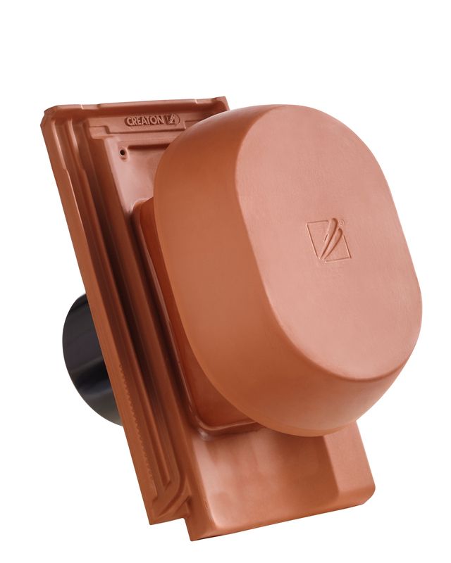 OPTIMA SIGNUM kerámia csatornaszellőző szellőző DN 150/160 mm, fólia csatlakoztató gyűrűvel