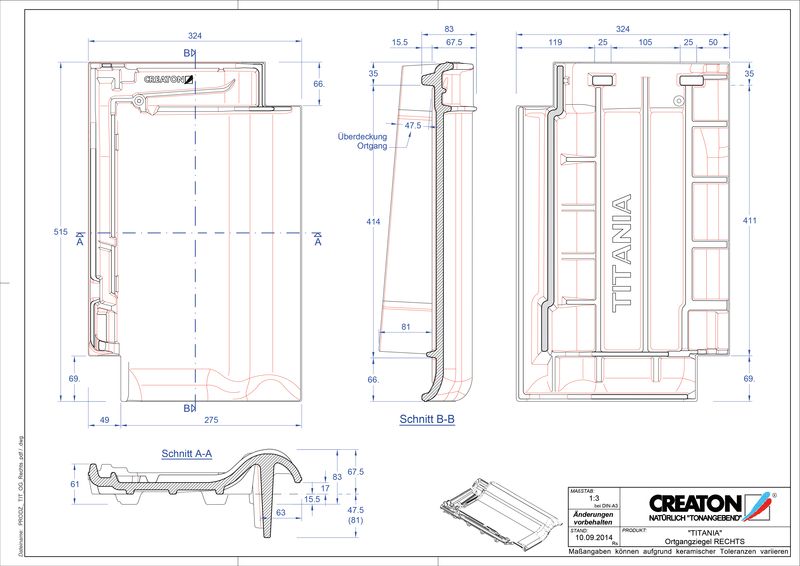 Termék CAD file TITANIA szegély jobb OGR