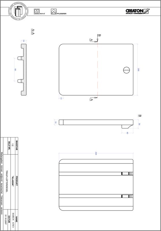 Termék CAD file KAPSTADT kerekvágású RUND-TRAUF-LUEFTZ