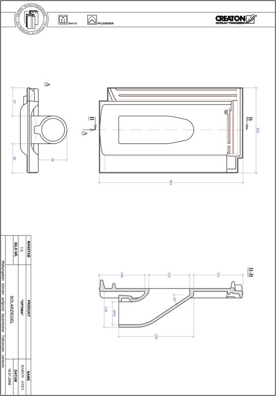 Termék CAD file OPTIMA Szolár SOLAR