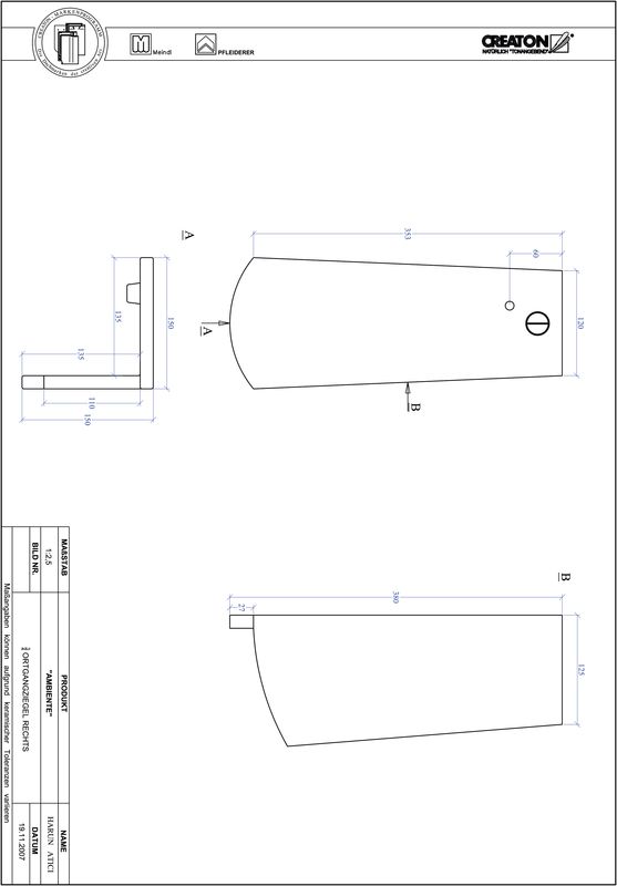 Termék CAD file AMBIENTE szegmensvágású SEG-OGR-3-4