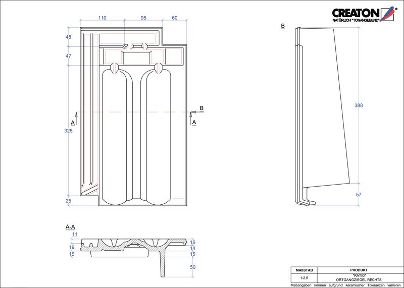 Termék CAD file RATIO szegély jobb OGR