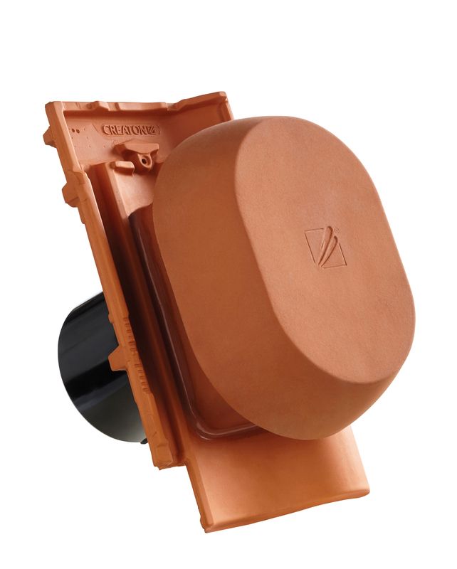 MELODIE SIGNUM kerámia csatornaszellőző szellőző DN 150/160 mm, fólia csatlakoztató gyűrűvel